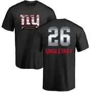 Youth New York Giants ＃26 Devin Singletary Black Midnight Mascot T-Shirt