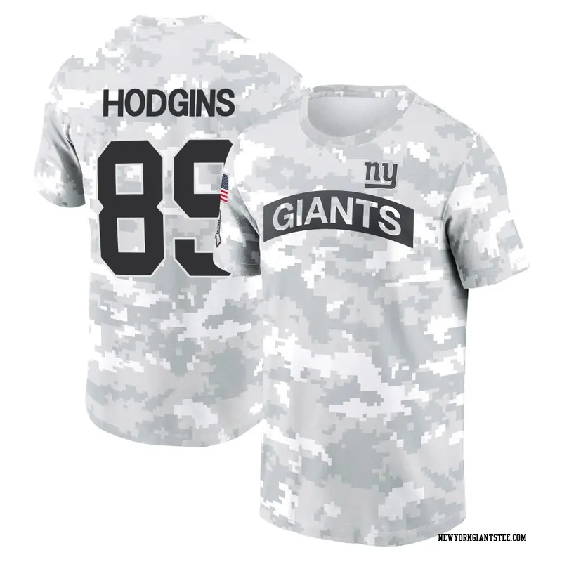 Youth New York Giants ＃89 Isaiah Hodgins Camo Arctic 2024 Salute to Service Performance T-Shirt